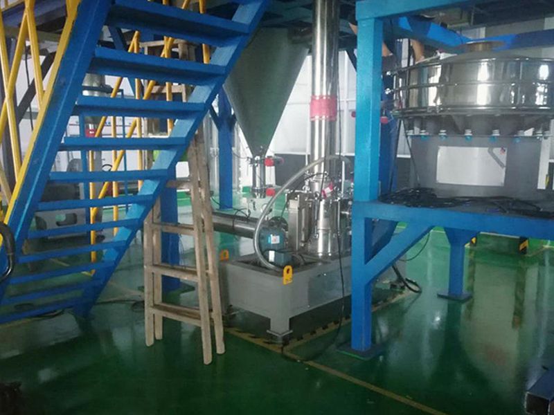 خط إنتاج لطحن المواد الثلاثية لشركة تكنولوجيا إعادة التدوير في Guangdong